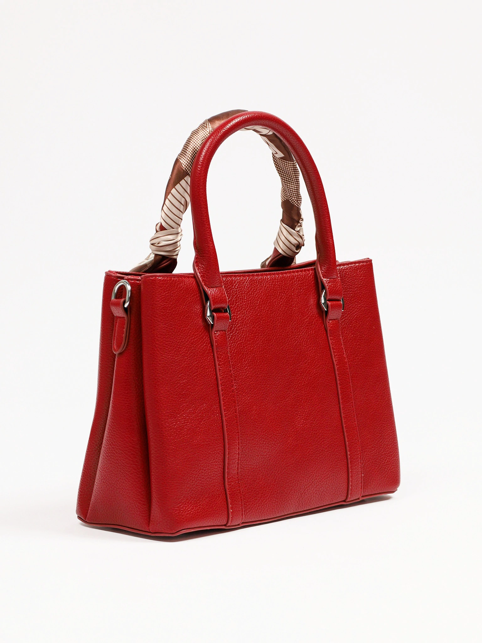 Сумка-тоут с декоративным платком в ассортименте